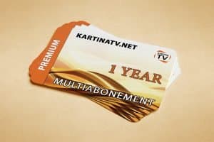 Design of one year subscription for Kartina TV